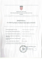 Dozvole za obavljanje djelatnosti